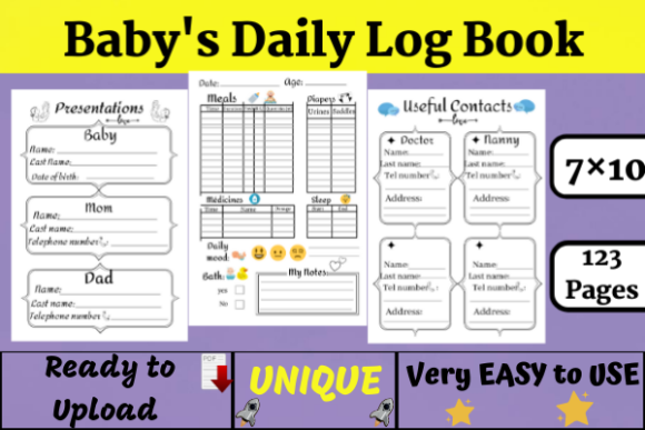 Baby's Daily Log Book KDP Interior: A Comprehensive Guide for Creators and Parents