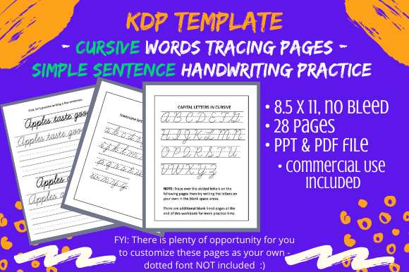 Cursive Handwriting Sentence Practice Made Easy