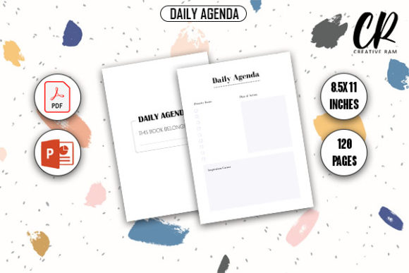 Daily Agenda - KDP Interior: A Practical Planning Tool for Creators and Entrepreneurs