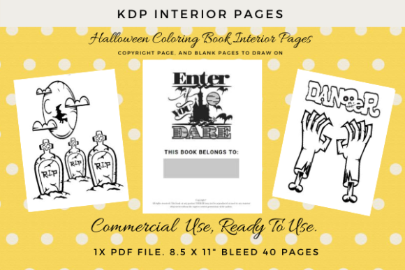 Halloween Coloring Pages for KDP: Ready-to-Use Designs for Fast Publishing