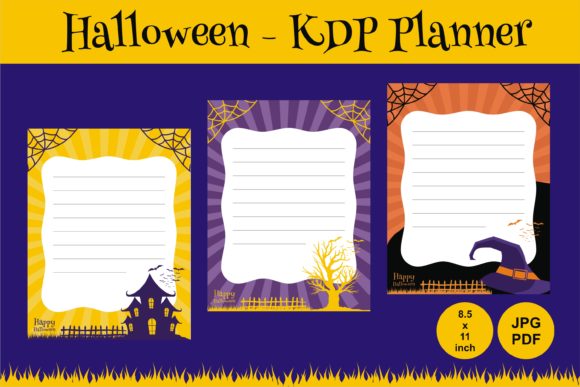 Halloween Daily Notes Journal for KDP