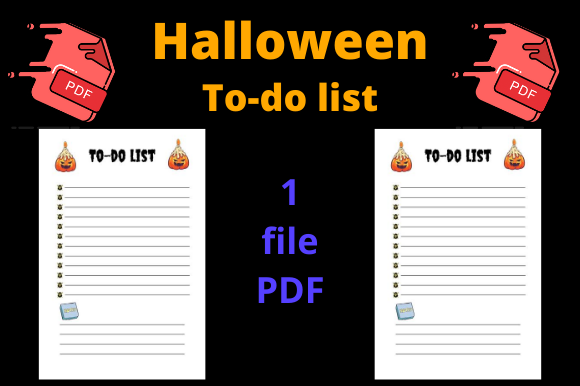 Halloween To-Do List for KDP