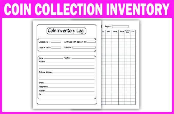 KDP Interior COIN COLLECTION INVENTORY: A Practical Tool for Low-Content Publishing