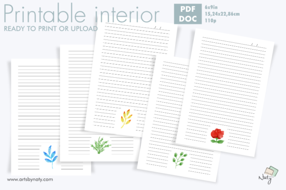 Organize Your Thoughts with the Beautiful Floral Botanical Lined Journal