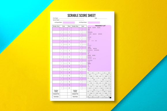 Scrabble Score Sheet Paper Purple: A Versatile Tool for Gamers, Educators, and Creative Planners