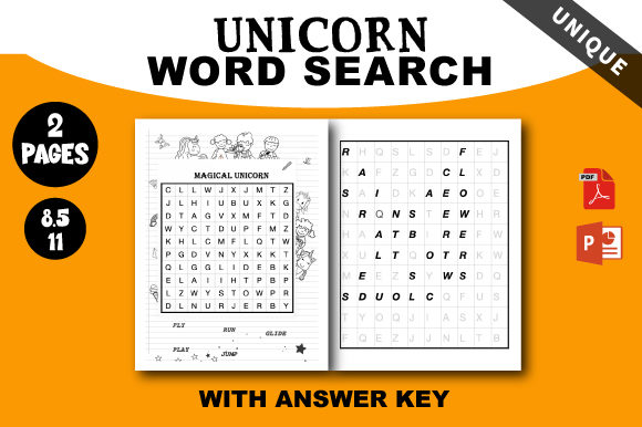 Unicorn Word Search for Kids 1MAGICAL: A Fun and Educational Tool for All Ages